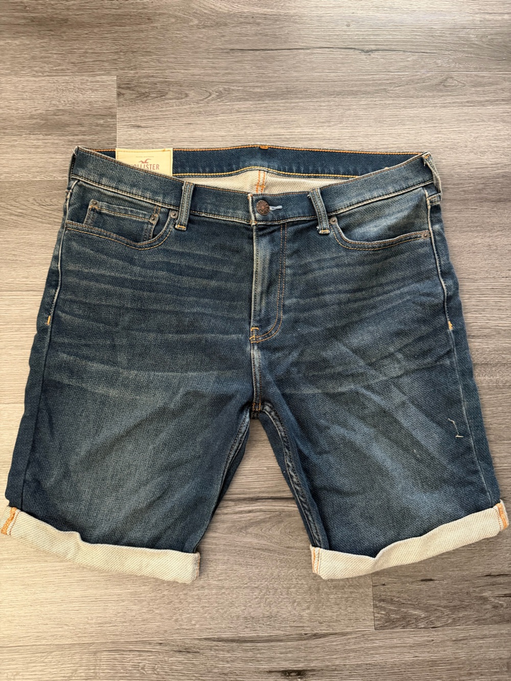 Hollister Blue Denim Jean Shorts